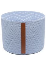 Missoni Home pouffe en coton à motif zig-zag - Bleu - thumbnail