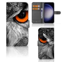 Samsung Galaxy S23 Plus | Telefoonhoesje | Met pasjeshouder | Uil