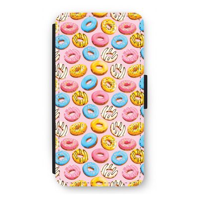 Pink donuts: iPhone 12 Flip Hoesje