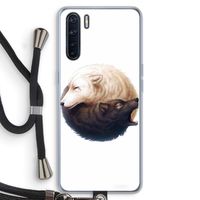 Yin Yang Wolves: Oppo A91 Transparant Hoesje met koord