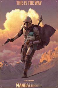 Star Wars The Mandalorian On The Run Poster 61x91.5cm