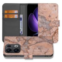 OPPO Reno 13 Pro | Bookcase | Marmer Oranje