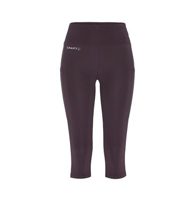 Craft ADV Essence 2 Capri 3/4 hardloopbroek paars dames