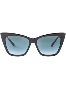 Jimmy Choo Eyewear lunettes de soleil Lucine à monture papillon - Noir