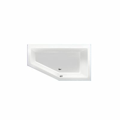 MegaBath Hoekbad Society 160 160X90X50 cm Rechts/Links Wit Glans - Rechts