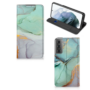 Bookcase voor Samsung Galaxy S21 FE Watercolor Mix