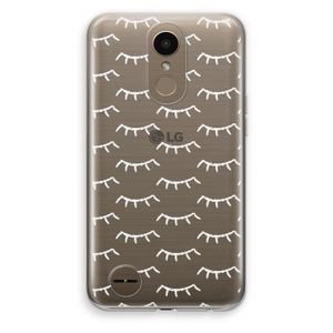 Wimpers: LG K10 (2017) Transparant Hoesje