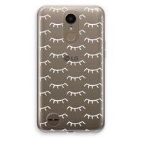 Wimpers: LG K10 (2017) Transparant Hoesje