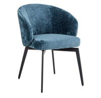 Stoel Amphara Blue Chenille