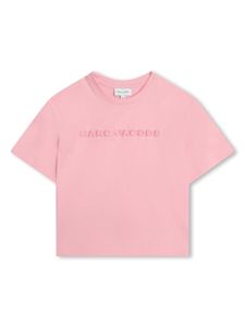 Marc Jacobs Kids t-shirt en coton à logo embossé - Rose