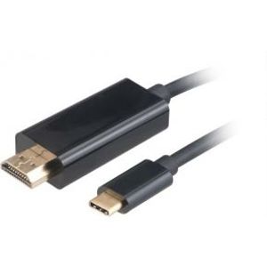 Akasa AK-CBCA12-18BK video kabel adapter 1,8 m USB Type-C HDMI Zwart