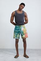 bedrukte gaugin-badpak - RED - XL