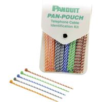 Panduit PP5X50F PP5X50F Kabelbinder 102 mm 2.50 mm Blauw, Oranje, Groen, Bruin, Grijs Met kleurkenmerk 250 stuk(s) - thumbnail