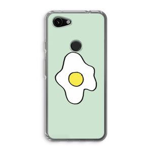Spiegelei: Google Pixel 3a Transparant Hoesje