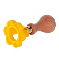 Bloemvormig Voedselveilige POM-kunststof Vorm voor het snijden van ravioli - Diameter 57 mm