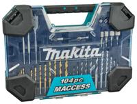 Makita Accessoires Boor-/schroefbitset 104-Delig - E-22604