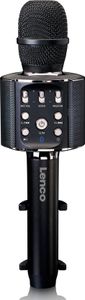 Lenco BMC-090BK Bluetooth Karaoke Microfoon met Speaker en Verlichting Zwart