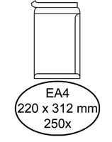 Envelop Hermes akte EA4 220x312mm zelfklevend wit 250stuks - thumbnail