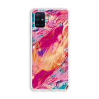 Pastel Echoes: Galaxy A51 4G Transparant Hoesje