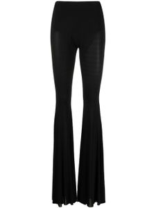 Giuseppe Di Morabito pantalon évasé à coupe stretch - Noir