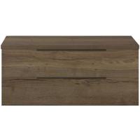 Seville Badmeubelset 120 cm - 2 Laden Esu - Wastafelblad Tabacco Edge Greep