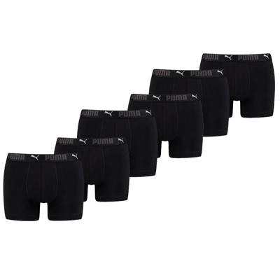 Puma Sport Boxershorts Katoen 6-pack Zwart-XL