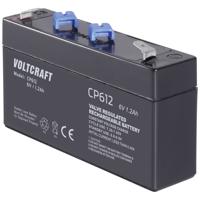 VOLTCRAFT CE6V/1,2Ah Loodaccu 6 V 1.2 Ah Loodvlies (AGM) (b x h x d) 97 x 58 x 24 mm Kabelschoen 4.8 mm Onderhoudsvrij