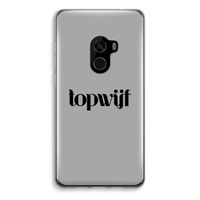 Topwijf Grijs Zwart: Xiaomi Mi Mix 2 Transparant Hoesje