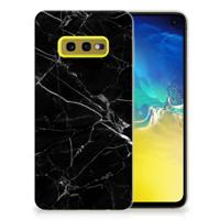 Samsung Galaxy S10e | TPU | Siliconen hoesje | Marmer Zwart - Origineel Cadeau Vader