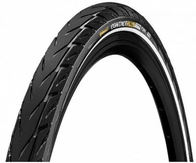 Continental buitenband contact plus city 42-622 (28x1.60) zwart reflex