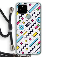 8-bit N°8: Pixel 5 Transparant Hoesje met koord