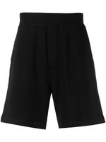 DSQUARED2 bermuda de sport à logo imprimé - Noir