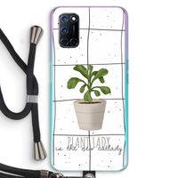 Kamerplant op vensterruit: Oppo A52 Transparant Hoesje met koord