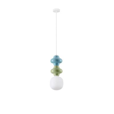 Lyora HanglampClio M groen en blauw keramiek - 9009116