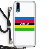 WK Wielrennen: Huawei P20 Transparant Hoesje met koord