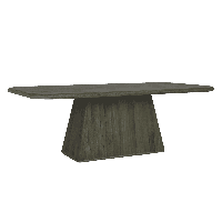 Tower Living Eettafel 'Asti' Mangohout, 260 x 120cm, kleur Olijfbruin
