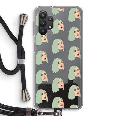 King Kylie: Samsung Galaxy A32 5G Transparant Hoesje met koord