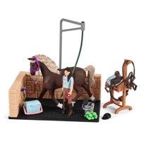 Schleich horse club paardenwasbox met emily en luna van hor 42438