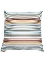 Missoni Home coussin carré à rayures - Bleu - thumbnail