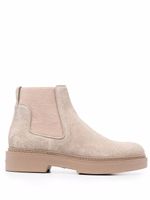 Santoni bottines en daim - Tons neutres