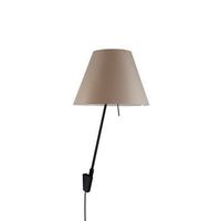 Luceplan - Costanzina wandlamp zwart - thumbnail
