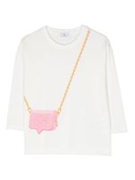 Chiara Ferragni Kids t-shirt en coton à imprimé graphique - Blanc