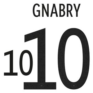 Gnabry 10 (Officiële Duitsland Bedrukking 2020-2021)