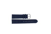 Horlogeband Universeel 62248.55.22 Leder Blauw 22mm