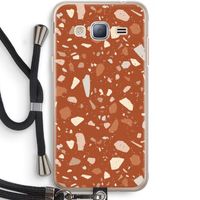 Terrazzo N°22: Samsung Galaxy J3 (2016) Transparant Hoesje met koord