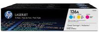 HP toner 126A, 1 000 pagina&apos;s, OEM CF341A, 3 kleuren