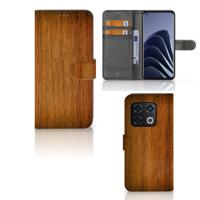 OnePlus 10 Pro | Book Style Case | Donker Hout