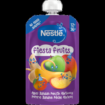 Nestle Fiesta Fruits Appel Banaan Perzik Abrikoos 12m36m 110 g bij Jumbo