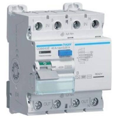 Hager CDB640E CDB640E Aardlekschakelaar 40 A 230 V, 400 V