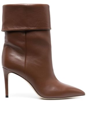 Paris Texas bottines en cuir 90 mm - Marron
